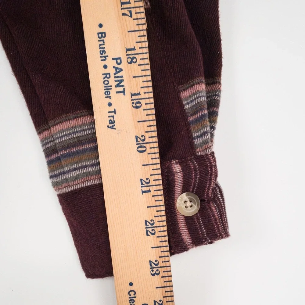 COLUMBIA Women's Calico Basin Shirt‎ Jacket Size Medium Stripe Regular Fit - Picture 16 of 16